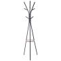 Aviat Coat Rack Free Standing Holder,Antlers Shaped&Stylish&Sturdy,Hallway/Entryway/Display Hall Coat Hanger Stand Storage Shelf for Clothes, Suits,Shoes,Bag Scarf[Ship from USA] (Black)