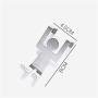 CAIYCAI 2Pcs Stainless Steel Over Door Tableware Hooks Kitchen Cabinet Drawer Clothes Holder Hanger Home Storage