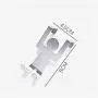CAIYCAI 2Pcs Stainless Steel Over Door Tableware Hooks Kitchen Cabinet Drawer Clothes Holder Hanger Home Storage CAIYCAI 2Pcs Stainless Steel Over Door Tableware Hooks Kitchen Cabinet Drawer Clothes Holder Hanger Home Storage