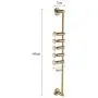 Barture-Coat rack Clothes Stand Hangers Wall Brass Multiple Hooks Entryway Storage Shelf Creative Style (Size : 5 Hooks) Barture-Coat rack Clothes Stand Hangers Wall Brass Multiple Hooks Entryway Storage Shelf Creative Style (Size : 5 Hooks)