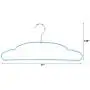 TOPIA HANGER Non-Slip Hanger, Adult Space Saving Metal & Rubber Coating Clothes Hangers, Laundry Metal Hangers, Blue Coat Hangers 20 Pack,CT12B TOPIA HANGER Non-Slip Hanger, Adult Space Saving Metal & Rubber Coating Clothes Hangers, Laundry Metal Hangers, Blue Coat Hangers 20 Pack,CT12B