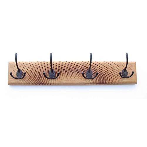 Laser cut decorative coat rack, wall hanger, Array pattern