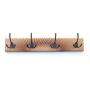 Laser cut decorative coat rack, wall hanger, Array pattern