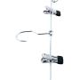 Homend 6 Tier Skirt Hangers Foldable Pants Hangers Closet Organizer Stainless Steel Fold up Space Saving Hangers (3 Pack)
