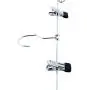 Homend 6 Tier Skirt Hangers Foldable Pants Hangers Closet Organizer Stainless Steel Fold up Space Saving Hangers (3 Pack)