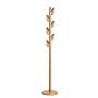 LLDDP Coat Hooks Wall Coat Racks Modern Floor Coat Rack Oak Disc Hanger Living Room Bedroom Simple Clothes Rack Wood Color Floor Hanger Hall Tree Free Standing Garment Racks
