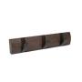 Umbra Flip 3-Hook, Walnut/Black