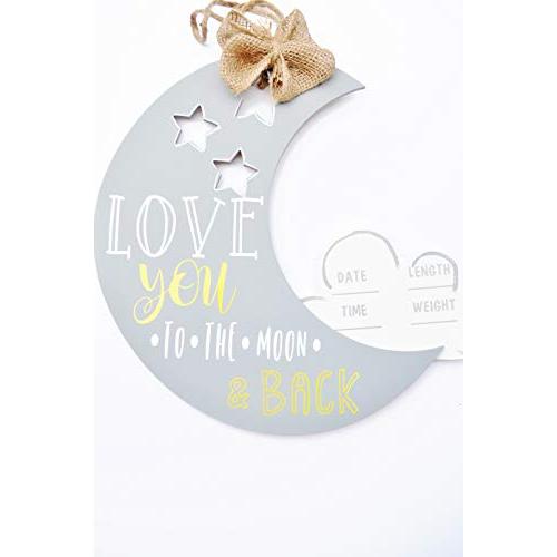 Grey moon hospital door hanger Grey moon hospital door hanger