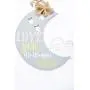 Grey moon hospital door hanger
