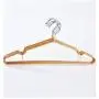 10pcs 40cm Adult dip Slip-Resistant Metal Hanger Clothes Hanging Multicolour Hangers for Clothes Random Color