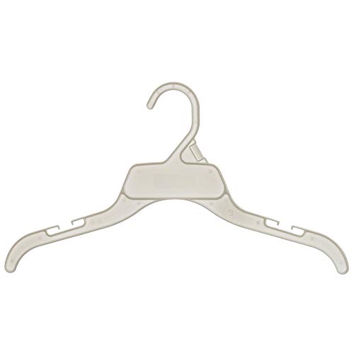 Mainetti 472 White All Plastic Hangers With Notches For Straps, Great For Shirts/Tops/Dresses, 15-Inch (Value Pack Of 200) Mainetti 472 White All Plastic Hangers With Notches For Straps, Great For Shirts/Tops/Dresses, 15-Inch (Value Pack Of 200)