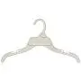 Mainetti 472 White All Plastic Hangers With Notches For Straps, Great For Shirts/Tops/Dresses, 15-Inch (Value Pack Of 200)