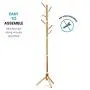 High-Grade Wooden Tree Coat Rack Stand, 6 Hooks - Super Easy Assembly NO Tools Required - 3 Adjustable Sizes Free Standing Coat Rack, Hallway/Entryway Coat Hanger Stand for Clothes, Suits, Accessories High-Grade Wooden Tree Coat Rack Stand, 6 Hooks - Super Easy Assembly NO Tools Required - 3 Adjustable Sizes Free Standing Coat Rack, Hallway/Entryway Coat Hanger Stand for Clothes, Suits, Accessories
