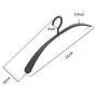 Seamless Curved Anti-Slip Wide Shoulder Thick Adult Plastic Hangers Shirt Hanger Clothes Hanging 20 Pack FANJIANI