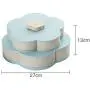 Nicedeal Creative Flower Candy Boxes Plum Blossom Rotating Fruit Bowl Dried Fruit Boxes Perfect for Seeds Nuts and Dry Fruits Storage Boxes Food Storage 1set Light Blue Nicedeal Creative Flower Candy Boxes Plum Blossom Rotating Fruit Bowl Dried Fruit Boxes Perfect for Seeds Nuts and Dry Fruits Storage Boxes Food Storage 1set Light Blue