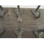 50 Wall Mounted Coat Hooks Cast Iron 2 1/2&quot Long Hanger Closet Hat Clothes Door