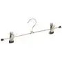 Mawa by Reston Lloyd Non-Slip Space-Saving Clothes Hanger For Pants & Skirts with Two Extra Large Clips, 15 3/4 inch, Style K/40DG, Set of 2, Black Mawa by Reston Lloyd Non-Slip Space-Saving Clothes Hanger For Pants & Skirts with Two Extra Large Clips, 15 3/4 inch, Style K/40DG, Set of 2, Black