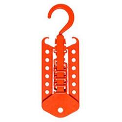 EvaroFly Multipurpose Folding Hanger, Save Space Storage Clothes Hanger, Household Travel -Orange 2 Pcs