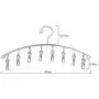 Stainless Steel Clips Drying Rack for Underwear Hanging Bra Sock Folding Laundry Hanger Drying Clothes Rack Dryer Stainless Steel Clips Drying Rack for Underwear Hanging Bra Sock Folding Laundry Hanger Drying Clothes Rack Dryer
