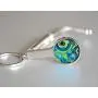 Green Flower Keychain with Purse Hanger, Purse Hook for Table, Personalized Hanger, Birthday Gift for Girlfriend, Grandma, Mom, Birthday Gift Ideas for Best Friends, Teachers, Coworkers