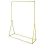 FURVOKIA Modern Simple Heavy Duty Metal Rolling Garment Rack with Wheel,Retail Display Clothing Rack,Wrought Iron Single Rod Floor-Standing Hangers Clothes Shelves (Gold Round Tube, 47.2 L) FURVOKIA Modern Simple Heavy Duty Metal Rolling Garment Rack with Wheel,Retail Display Clothing Rack,Wrought Iron Single Rod Floor-Standing Hangers Clothes Shelves (Gold Round Tube, 47.2 L)