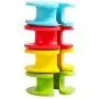 Teensery 8 Pcs Windproof Hanger Hooks Silicone Anti-Slip Clothes Hanger Spacers Hooks Anti-Off Hanger Fixing Ring Hooks for Closet Organizer System