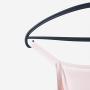 CLFAF Matte Plastic Clothes Hangers, No Trace Non Slip Space Saving Pants Hangers Sweater Jackets Shirts Scarfs Towel-Black 15-Pack