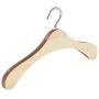 KIPB 10pcs 12CM Wooden Mini Space Saving Non-Slip Clothes Hangers Laundry Hook Drying Rack for Dolls Sweaters Shirts Dresses