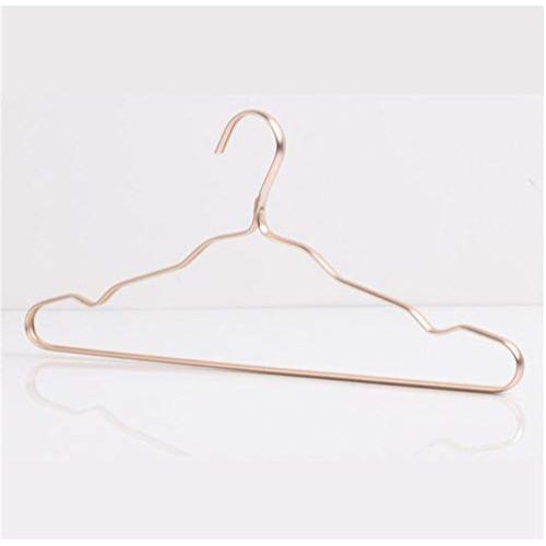 10pcs Random Color Clothes Hanger Durable Antideformation Aluminium Alloy Closet