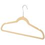 Imperial Home Wrinkle Free Velvet Hangers - Delicate Non Slip Hangers - Flocked Clothes Hangers (30, Beige)