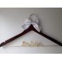 Personalized Doctor Hanger, Custom Hanger, Doctor Graduation Hanger, Doctor Hanger, White Coat Ceremony, First White Coat Hanger, One line, Handmade Hanger, Lab Coat Ceremony, Gold Wire.