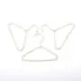 POPETPOP 3Pcs Pearl Design Dog Cat Clothes Hanger, Elegant Pet Clothes Hanger for Dog Cat Grooming Hangers, 20cm (White)