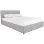 DHP Rose Upholstered Bed with Storage, Gray Linen, Queen DHP Rose Upholstered Bed with Storage, Gray Linen, Queen