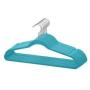 Elaine Karen Deluxe Designer Non Slip Heavy Duty Velvet Hangers ? Blue ? 30pk Elaine Karen Deluxe Designer Non Slip Heavy Duty Velvet Hangers ? Blue ? 30pk