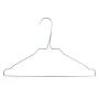 HANGERWORLD 50 Silver 13.6inch Childrens Metal 13 Gauge Pants Bar Coat Clothes Garment Hangers
