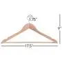 Neaties American Cedar Wood Hangers with Notches and Bar for Fresh Closet, 12pk Neaties American Cedar Wood Hangers with Notches and Bar for Fresh Closet, 12pk