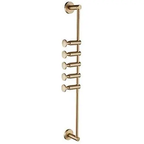 Barture-Coat rack Clothes Stand Hangers Wall Brass Multiple Hooks Entryway Storage Shelf Creative Style (Size : 5 Hooks) Barture-Coat rack Clothes Stand Hangers Wall Brass Multiple Hooks Entryway Storage Shelf Creative Style (Size : 5 Hooks)