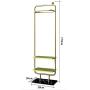 Coat Hangers Standing Coat Racks Iron Modern Simple Home Hall Trees Clothes Rack Hat Coat Rack Entryway Hallway Hanger Multifunctional Floor Hanger Bedroom Living Room Clothes Shelf -0223