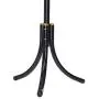 Shotbow Three-Legged Clothes Rack, Industrial Free Standing Coat Hook Rack Hanger for Hanging Clothing Hats Bags, Entryway Coat Rack for Bedroom Living Room Hallway Entryway Office -Black (Black)