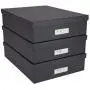 Bigso Oskar Fiberboard Label Frame Document Letter Box, 3.3 x 10.2 x 13.8 in, Dark Grey Bigso Oskar Fiberboard Label Frame Document Letter Box, 3.3 x 10.2 x 13.8 in, Dark Grey