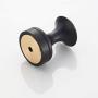 LIOOBO Brass Wall Hook Decorative Robe Coat Hook Bathroom Towel Hanger Closet Clothes Hat Hanging Rack for Kitchen Home (Black)