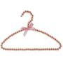 10pcs Random Color 30cm Pearl Beaded Clothes Hanger Coat Trouser Dress Pants Hook Holder