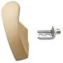 aXXcssqw9b Self Adhesive Coat Hook - Wall Mounted Clothes Towel Hat Hanger Holder Bathroom Kitchen Firm Hook Home Organizer Satin Golden 6286