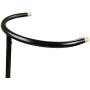 Mind Reader STANDHANG-BLK Free Standing Clothes Rack, Coat Rack, Wall Hanger Stand, Garment Rack Clothing Hanger, Space Saver, Black