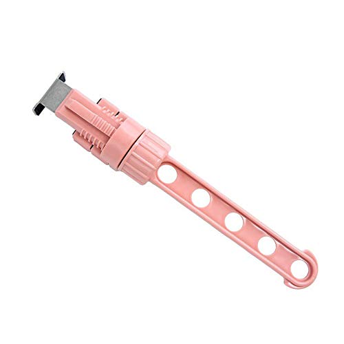 HJYPYJ Magic Hanger,Portable PP Folding Hanger,Adjustable Space-Saving Organizer Hangers, Non-Slip/Pink / 1 pcs