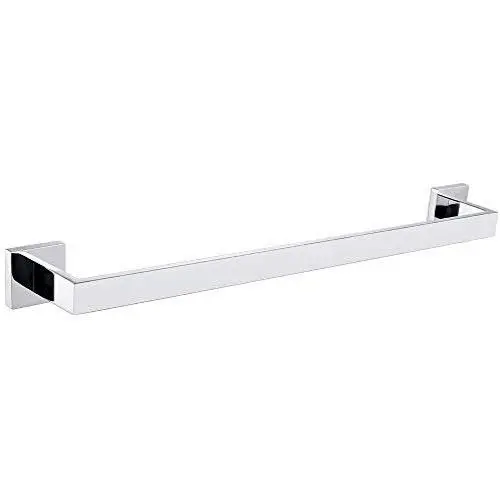 Bath Towel Bar 23.74", Suyar SUS304 Stainless Steel Bathroom Single Towel Holder, Shower Coat Pants Clothes Hanger, Hand Towel Rack for Wall, Polished Chrome Bath Towel Bar 23.74", Suyar SUS304 Stainless Steel Bathroom Single Towel Holder, Shower Coat Pants Clothes Hanger, Hand Towel Rack for Wall, Polished Chrome