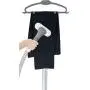 SALAV Professional Series GS60-BJ Wide Bar Garment Steamer with 360 Degrees Swivel Hanger, 1500 W, Gray