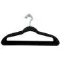 Kenton Grey Adults Size, Premium Heavyweight Velvet Hangers ? Ultra-Thin, Space Saving, No-Slip, Strong & Durable For Adult Clothing - Set of 50, Black