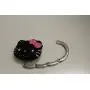 AYREELS 3D Black W/Pink Bow Rhinestone Black Foldable Hello Kitty Purse Holder, Purse Hook, Handbag Hanger, Purse Table Hook