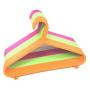 Set of 40 Plastic Children Hanger Assorted Colors, Hot Pink, Orange,Green,White, 11" Wide Kids Hangers